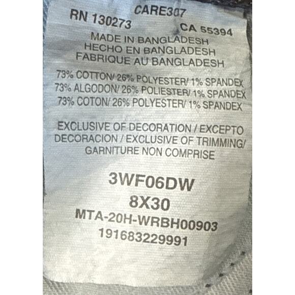 Wrangler Riggs Jeans Womens 8x30 Medium Wash Denim Lined Stretch Workwear Strong - Picture 7 of 7